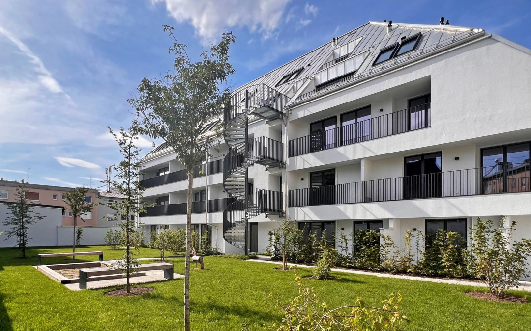 Wohnbebauung und Supermarkt in der Kapuzinerstraße in München